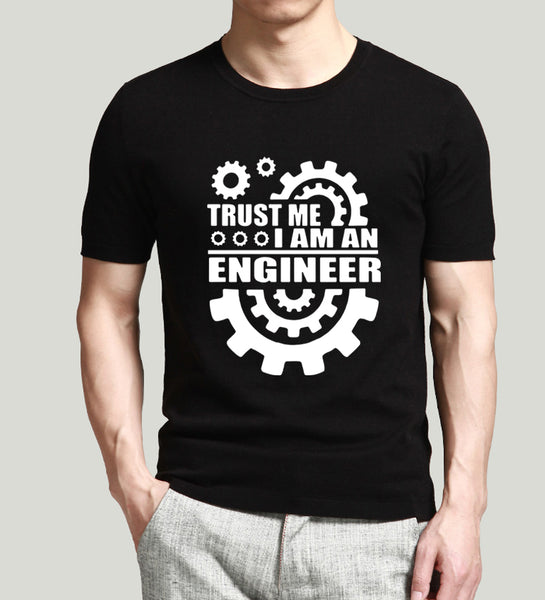 Black I AM AN ENGINEER T-Shirts