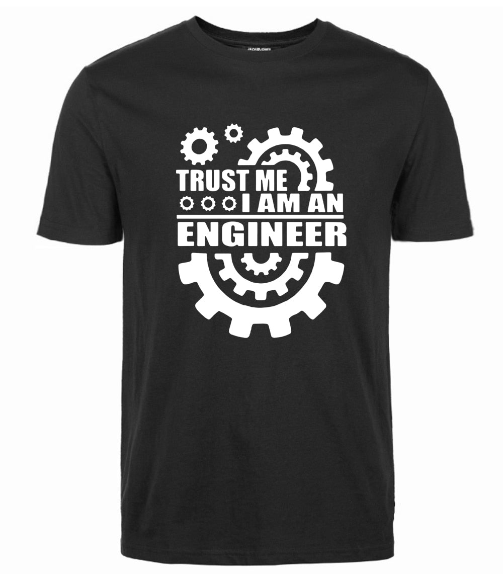 Black I AM AN ENGINEER T-Shirts