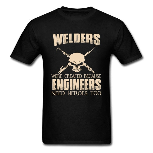 Welding Engineers Black T-Shirt