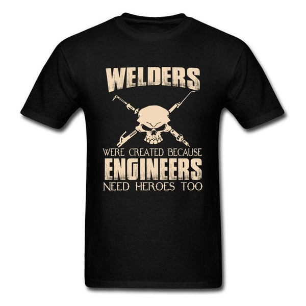 Welding Engineers Black T-Shirt